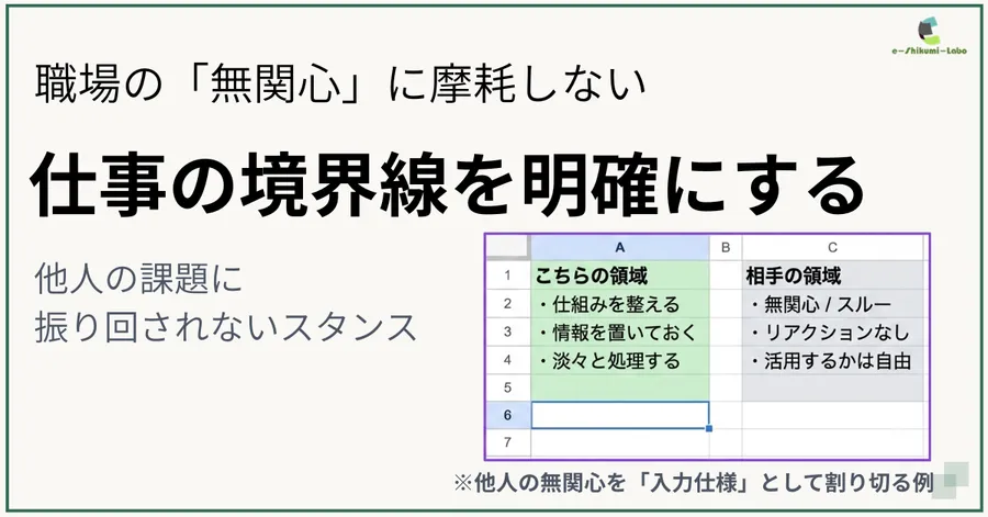 職場の「無関心」という最大のストレス。手詰まりの中で考える、仕組みとの距離感