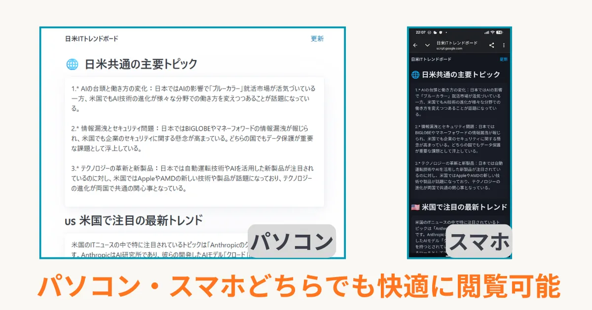 PC・スマホでの画面比較